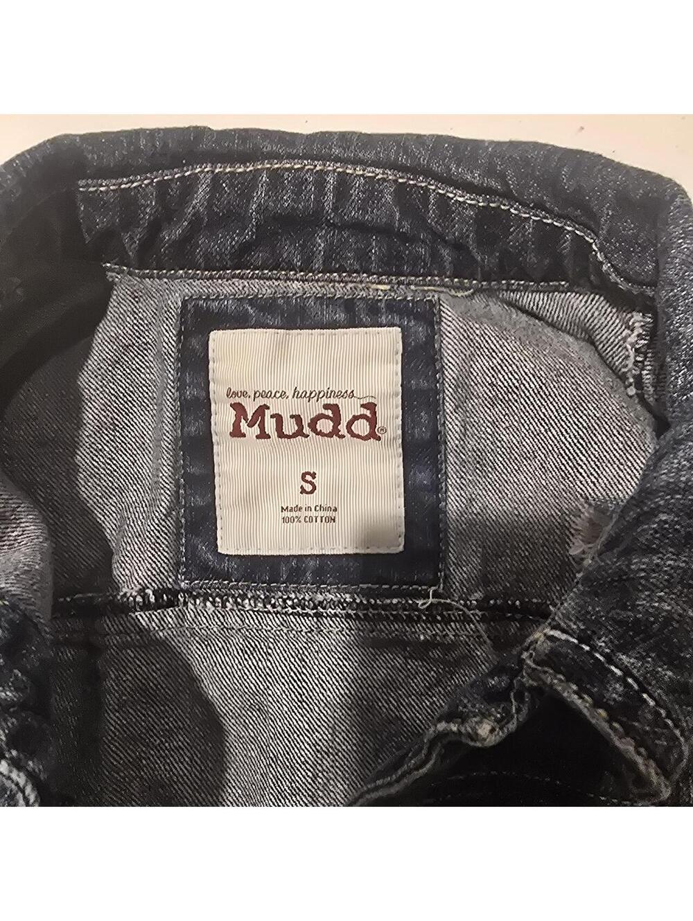 Mudd Distressed Denim Jacket - Picture 2 of 5